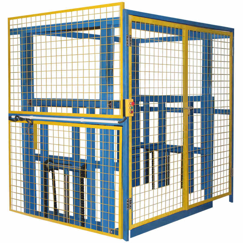 定制厂房升降货梯导轨式仓库电动固定液压简易小型升降机升降平台